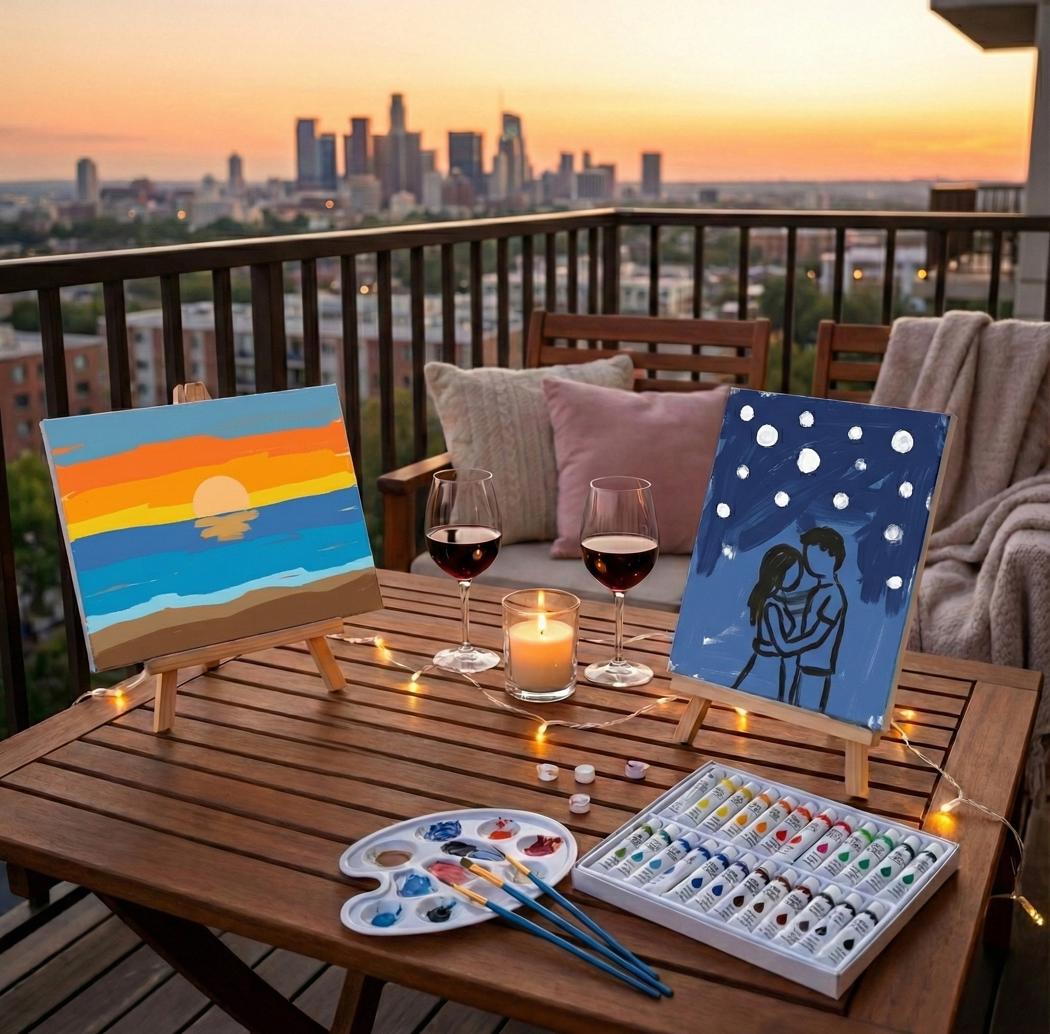 Paint Night – Date Set für Paare